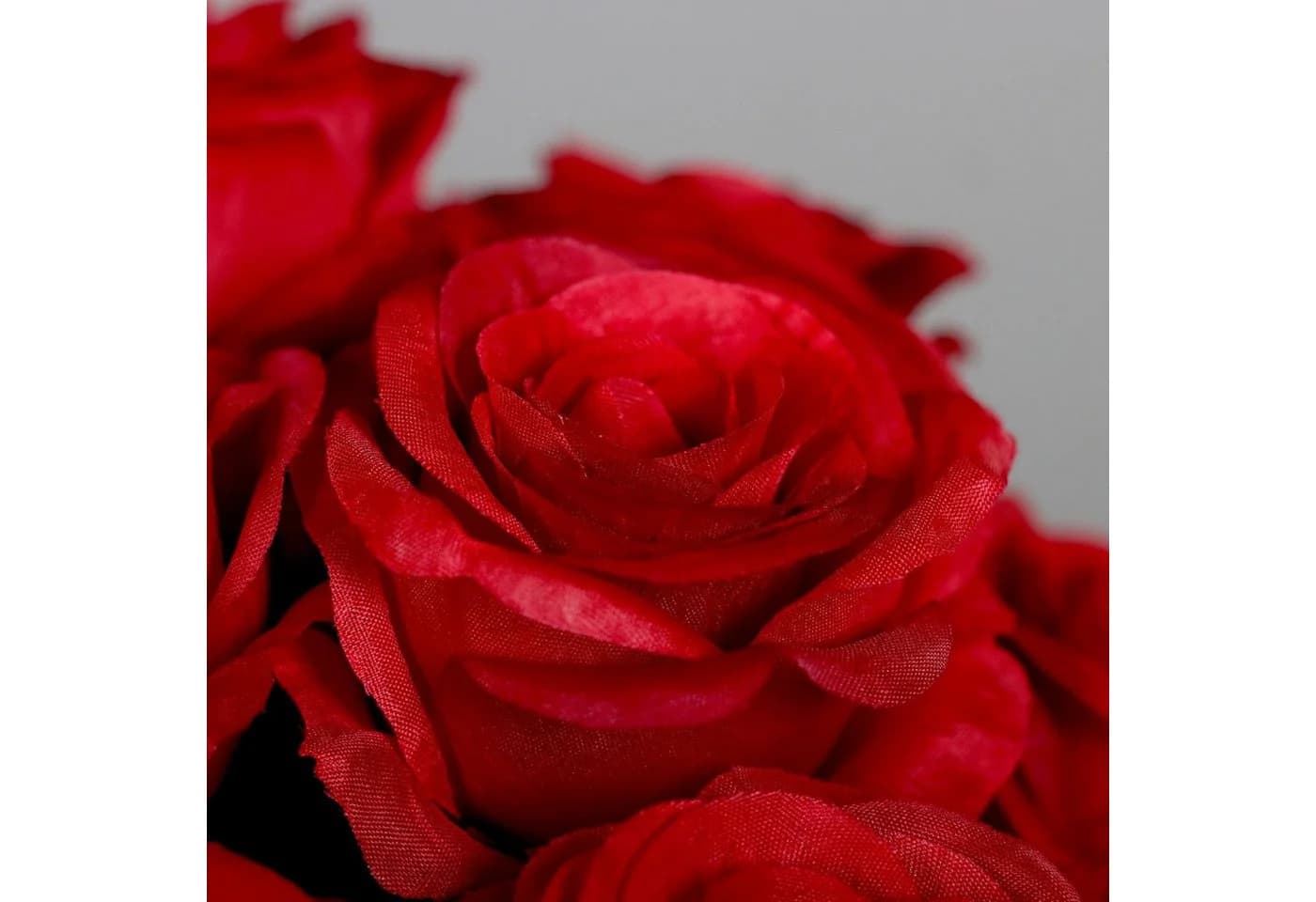 DPI Kunstblume Rosenbündel Rot 40 cm - Bild 3