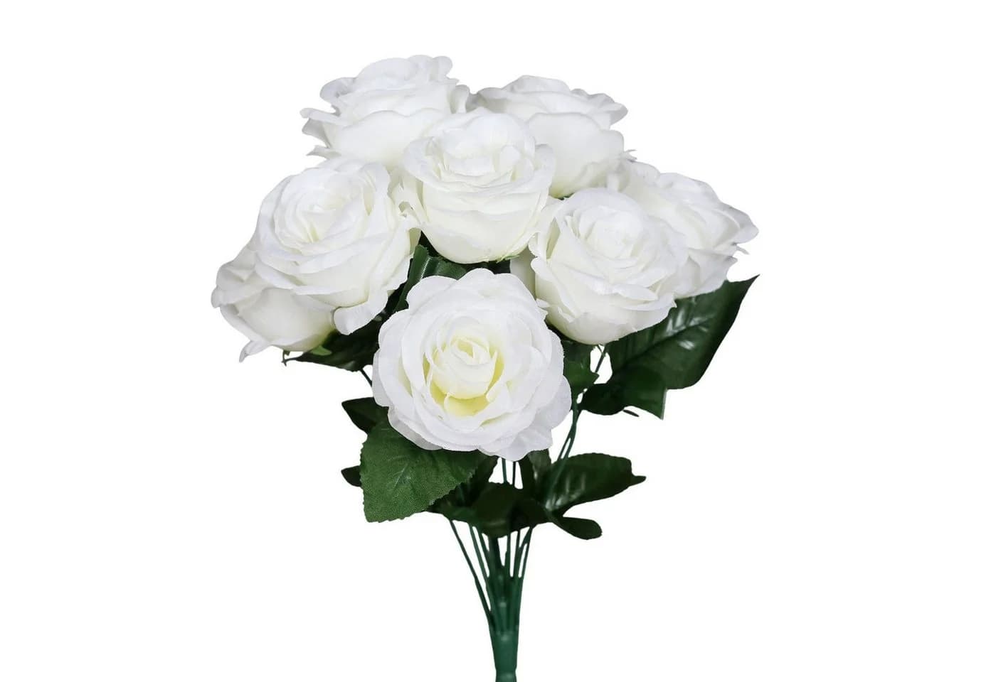 DPI Kunstblume Rosenbündel Weiß 40 cm - Bild 2