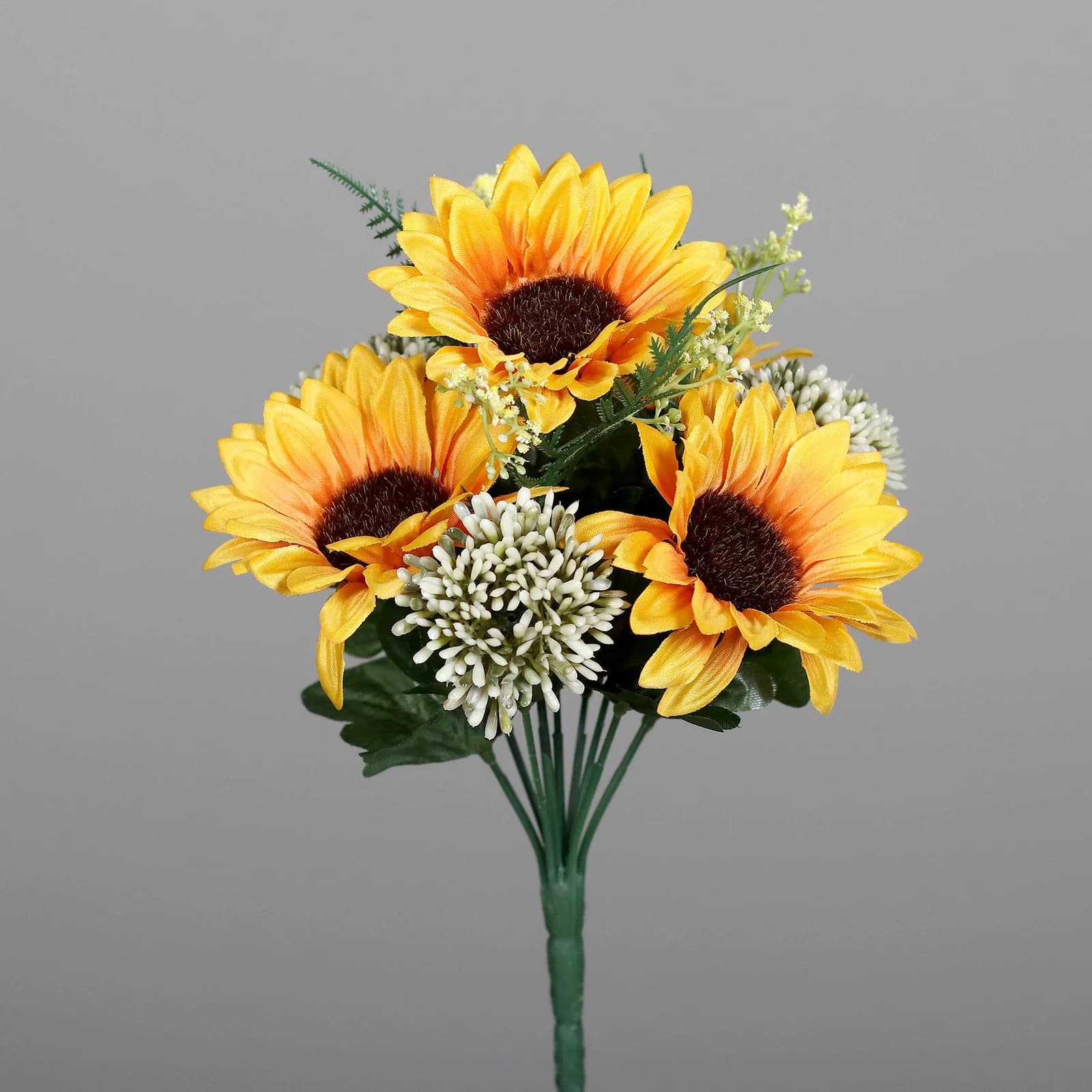 DPI Kunstblume Sonnenblumenzweig Gelb 30 cm