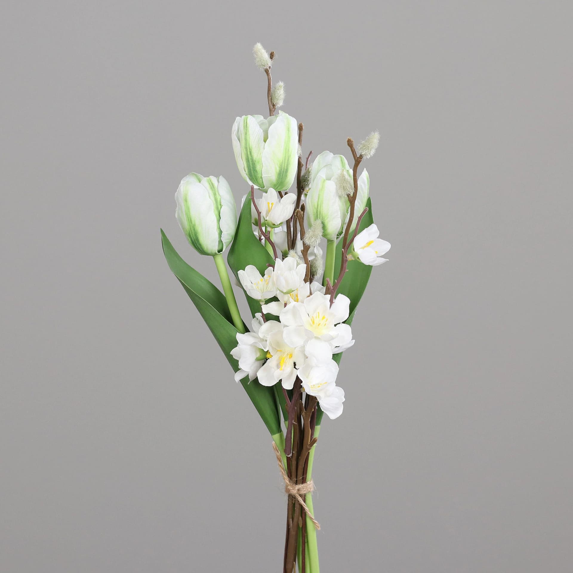 DPI Kunstblume Frühjahrs-Bündel Beige