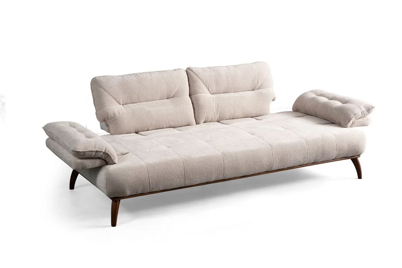 Villa Möbel Polstergarnitur Almond Beige mit Relaxfunktion - Bild 5