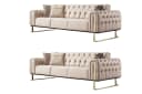 Villa Möbel Polstergarnitur Nova Beige Relax-/Bettfunktion Bild 2