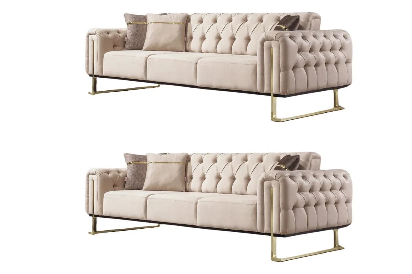 Villa Möbel Polstergarnitur Nova Beige Relax-/Bettfunktion - Bild 2