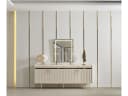 Villa Möbel Sideboard Tesla Creme Goldoptik Modern Bild 1