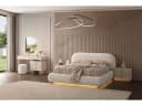 Villa Möbel Schlafzimmer-Set Alaska 5-tlg. Bett mit Kopfteil, Nachttische, Kleiderschrank, Kommode Bild 3
