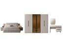 Villa Möbel Schlafzimmer-Set Maldiv 5-tlg. Bett Kleiderschrank Kommode Bild 2