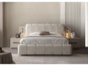 Villa Möbel Schlafzimmer-Set Maldiv Beige Polsterbett mit Beleuchtung Bild 1