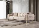 Villa Möbel Polstergarnitur Nova, 3-Sitzer+Sessel, Relax-/Bettfunktion Bild 3