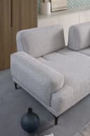 Villa Möbel Sofa Athens 2-Sitzer Grau Relaxfunktion Bild 3
