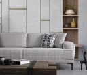 Villa Möbel Sofa Athens 2-Sitzer Grau Relaxfunktion Bild 5
