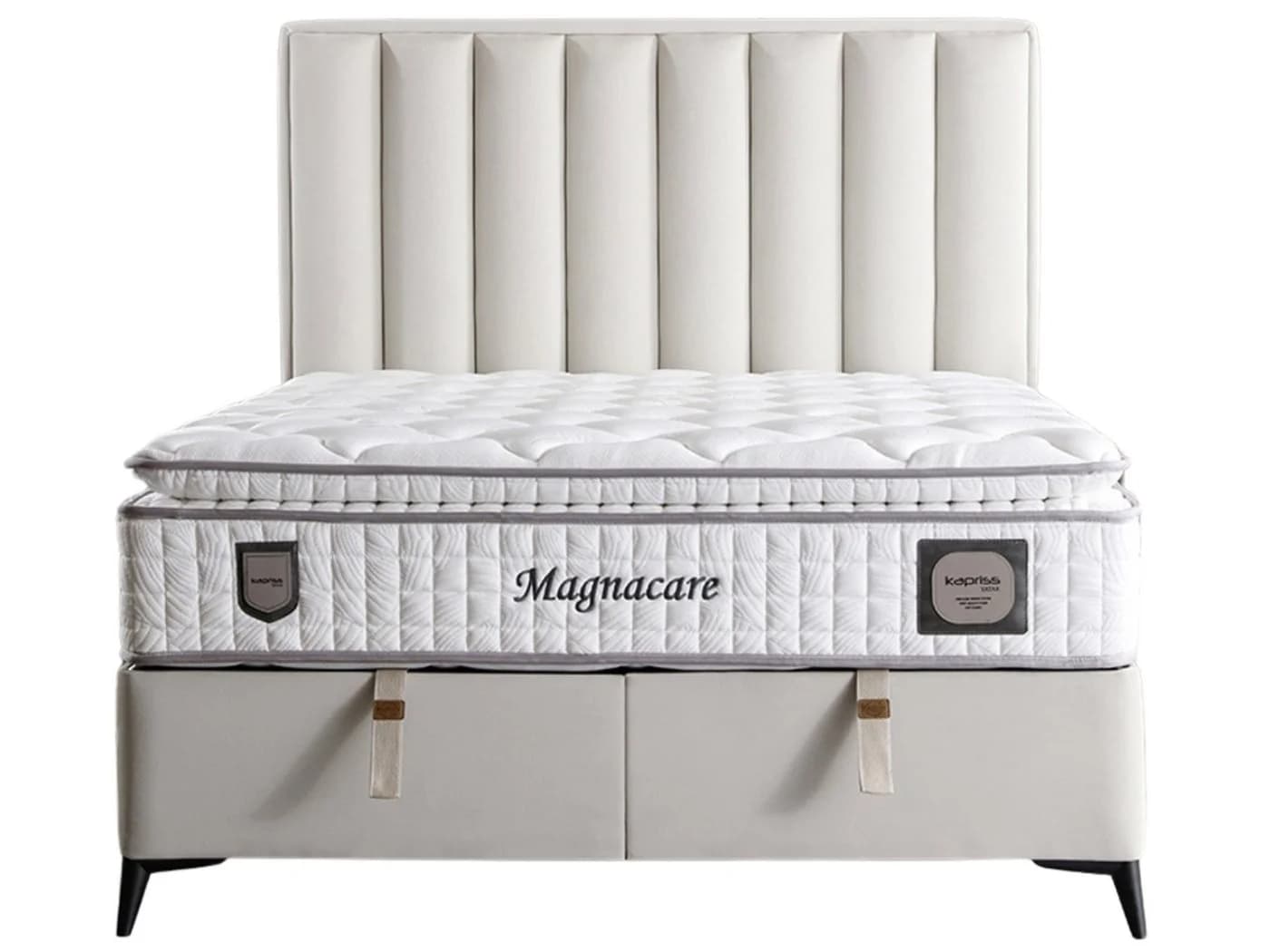 Villa Möbel Boxspringbett Magnecare mit Bettkasten und hohem Kopfteil - Bild 2