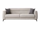 Villa Möbel Sofa Acapulco 3er Beige mit Schlaffunktion Bild 2