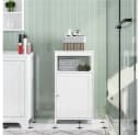Yaheetech Badezimmerschrank Weiß mit verstellbarem Einlegeboden Bild 1