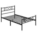 Yaheetech Metallbett 90/140 cm Bettgestell mit Lattenrost Bild 1