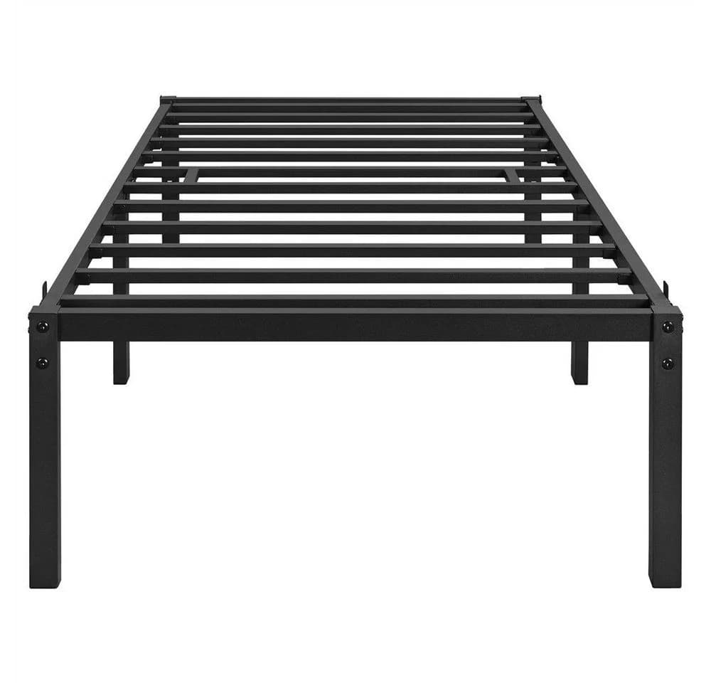 Yaheetech Metallbett mit Lattenrost Schwarz Industrieller Stil - Bild 2