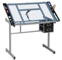 Yaheetech Zeichentisch Architektentisch mit Kippbarer Tischplatte Bild 2