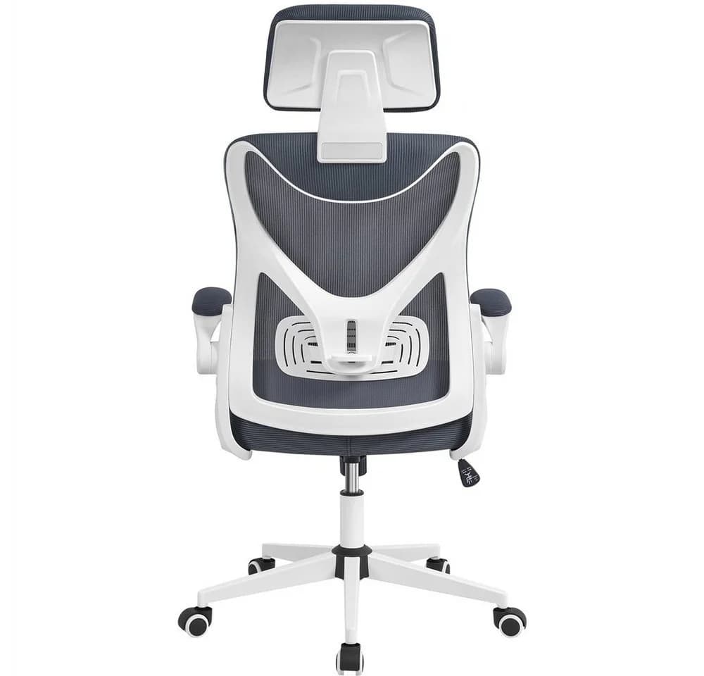 Yaheetech Ergonomischer Bürostuhl mit Kopfstütze & Klappbaren Armlehnen