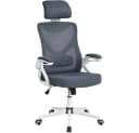 Yaheetech Ergonomischer Bürostuhl mit Kopfstütze & Klappbaren Armlehnen Bild 2