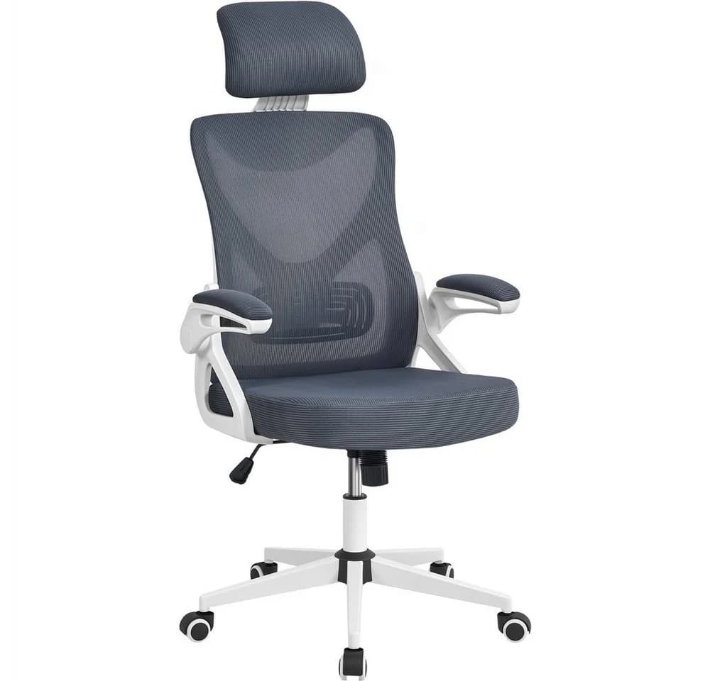 Yaheetech Ergonomischer Bürostuhl mit Kopfstütze & Klappbaren Armlehnen - Bild 2