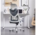 Yaheetech Ergonomischer Bürostuhl mit Kopfstütze & Klappbaren Armlehnen Bild 3