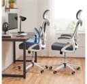 Yaheetech Ergonomischer Bürostuhl mit Kopfstütze & Klappbaren Armlehnen Bild 4
