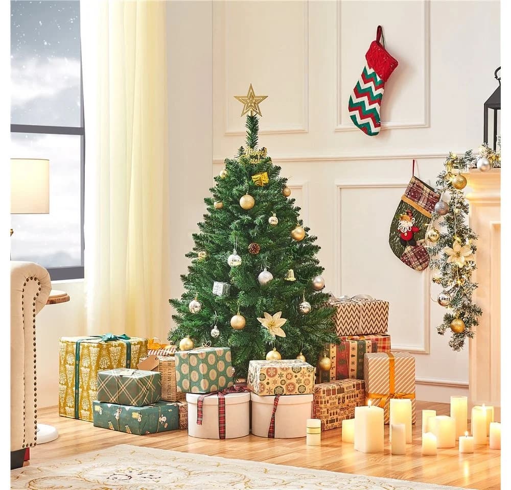 Yaheetech Künstlicher Weihnachtsbaum Metallständer