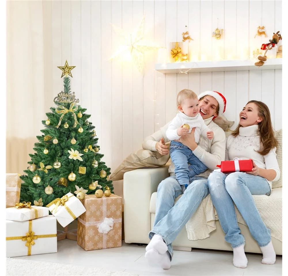 Yaheetech Künstlicher Weihnachtsbaum Metallständer - Bild 3