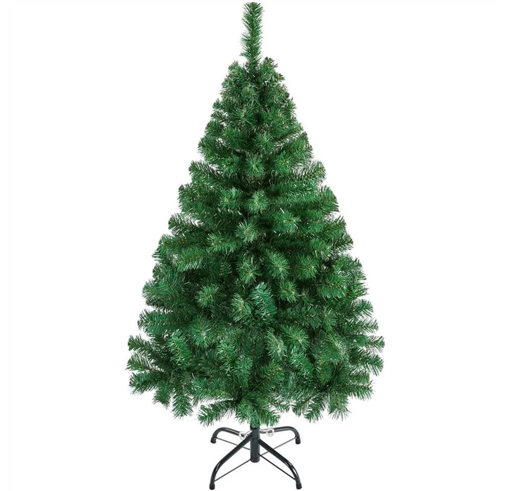 Yaheetech Künstlicher Weihnachtsbaum 124 cm Grün mit Metallständer - Bild 2