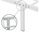 Yaheetech Metallbett mit Kopfteil Industrieller Stil Bild 5