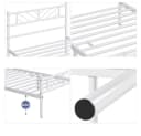 Yaheetech Metallbett Minimalistisch mit Kopfteil und Lattenrost Bild 5