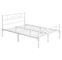 Yaheetech Metallbett Bettgestell mit Lattenrost für Schlafzimmer Bild 2