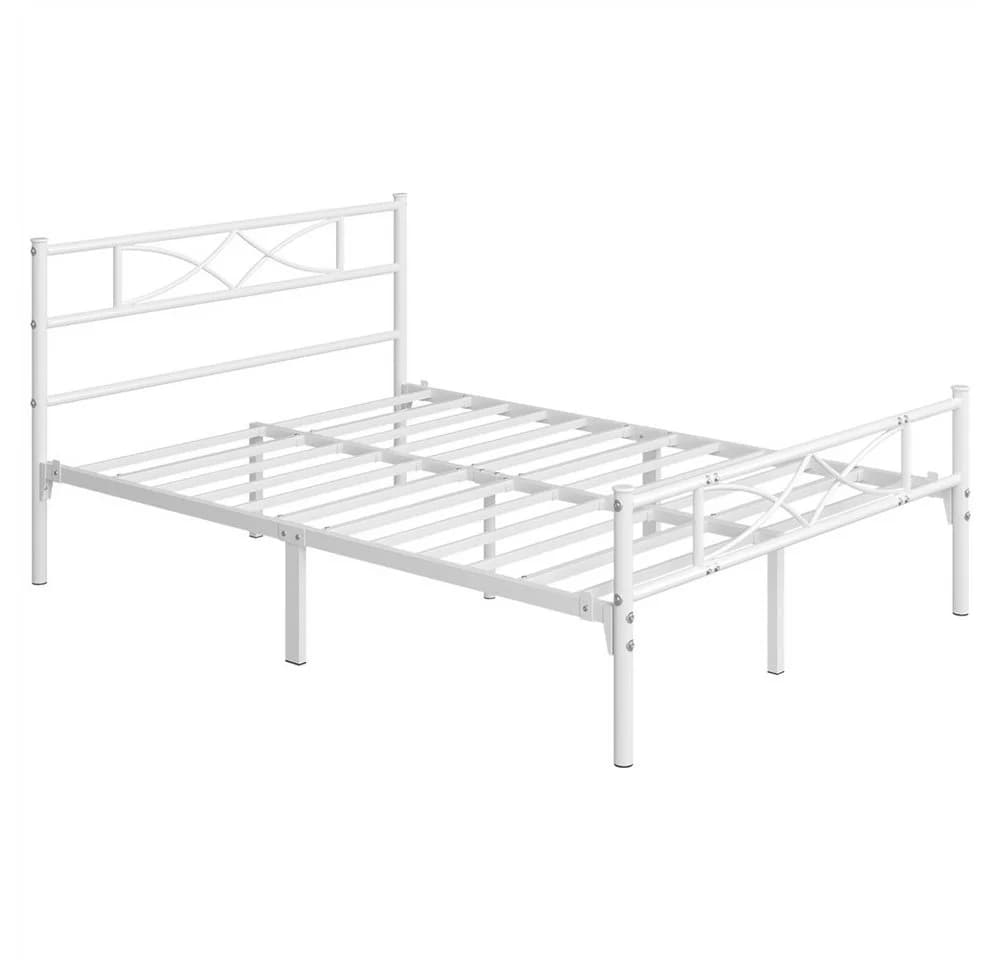 Yaheetech Metallbett Bettgestell mit Lattenrost für Schlafzimmer - Bild 2
