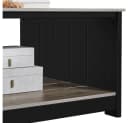 Yaheetech Couchtisch Quadratisch Grau mit Ablagefach Bild 5