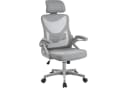 Yaheetech Ergonomischer Bürostuhl mit Klapparmlehnen & Kopfstütze Bild 2