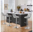 Yaheetech Barhocker Set 2 St Hellgrau Verstellbar Bild 1