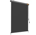 Yaheetech Senkrechtmarkise Dunkelgrau Vertikales Rollo Außen Bild 2