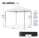 Yaheetech Faltpavillon 3x3 m One Push Gartenpavillon Wasserdicht UV-Schutz 50+ Bild 4