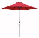 Yaheetech Sonnenschirm 269 cm Garten- und Marktschirm mit 6 Metallstreben Bild 2
