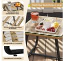 Yaheetech Balkonset Gartenlounge-Set 2 Lehnstühle 1 Beistelltisch Bild 5