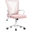 Yaheetech Bürostuhl Höhenverstellbarer Chefsessel Ergonomischer Drehstuhl Arbeitsstuhl Computerstuhl mit Wippfunktion Bild 2