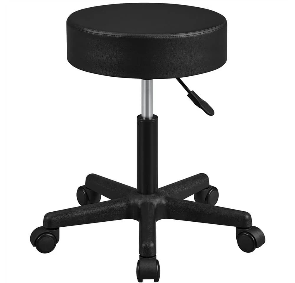 Yaheetech Barhocker Höhenverstellbar Schwarz 360° Drehbar - Bild 2