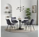 Yaheetech Esszimmerstuhl 4er-Set Vertikal Gestepptes Design Bild 3