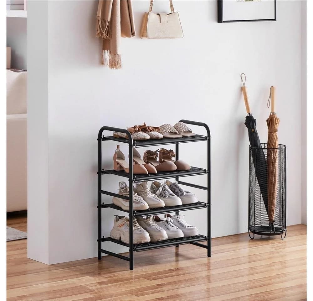 Yaheetech Schuhregal 4-Stufiger Schuhständer Metall - Bild 3