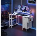 Yaheetech Gaming-Schreibtisch L-förmig mit Monitorhalterung Bild 4