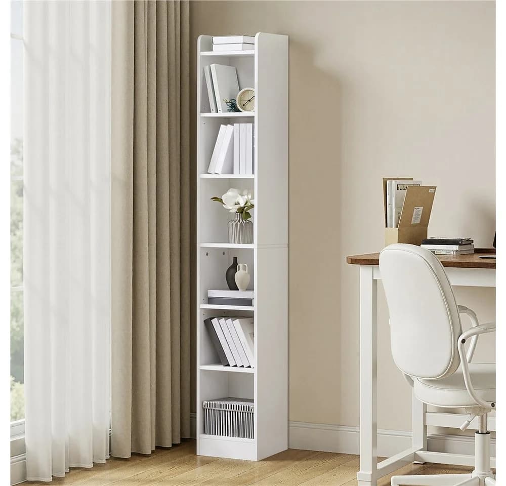 Modernes Bücherregal aus Holz in Schwarz und Weiß - Bild 4