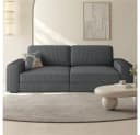 Yaheetech Schlafsofa Zweisitzer Cordstoff Bild 1