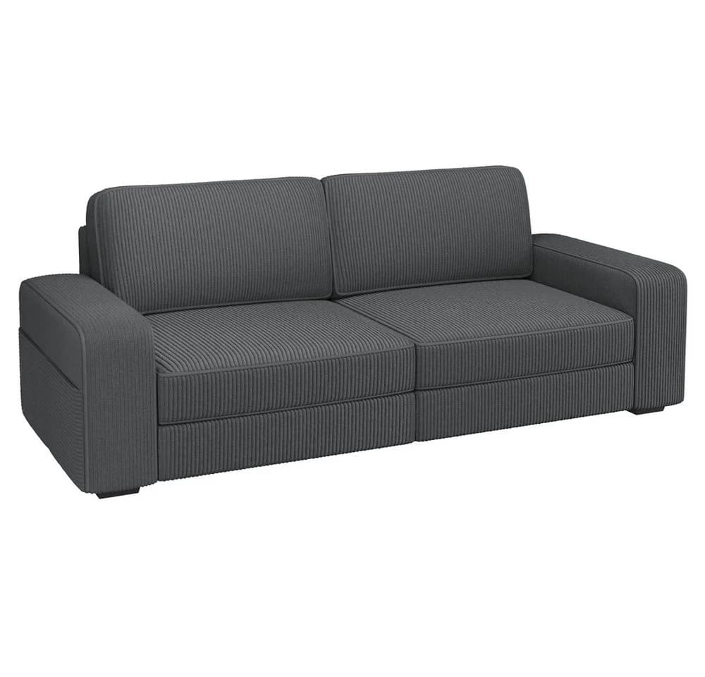 Yaheetech Schlafsofa Zweisitzer Cordstoff - Bild 2
