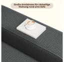 Yaheetech Schlafsofa Zweisitzer Cordstoff Bild 5