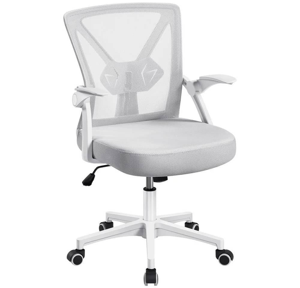 Yaheetech Bürostuhl mit Mesh-Rücken & Klapparmlehnen - Bild 2