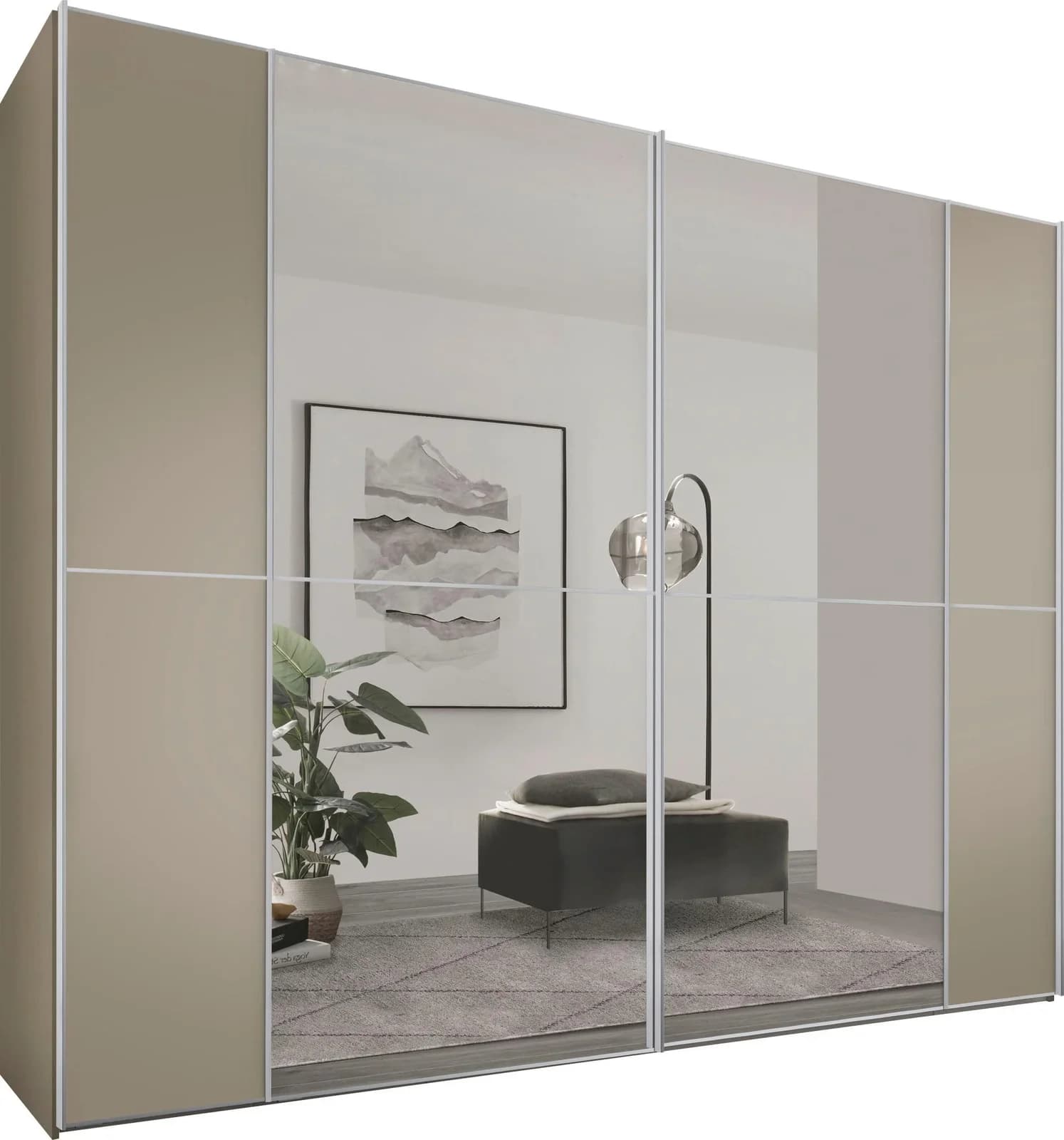 Schwebetürenschrank STAUD Sonett 220 Sand